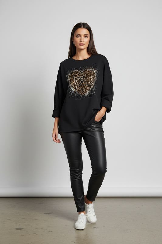 Heart Sparkle Sweatshirt