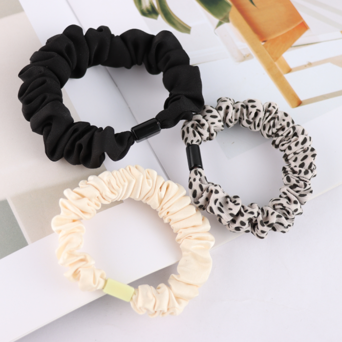 Pack of 3 Skinny Scrunchies Natural