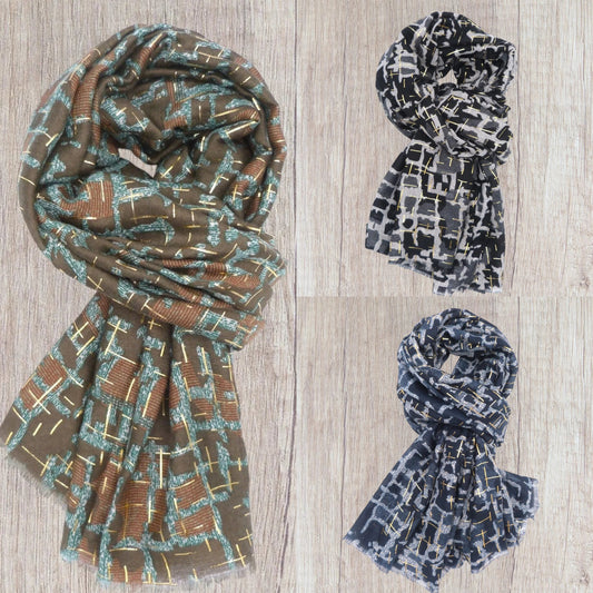 Geometric Scarf