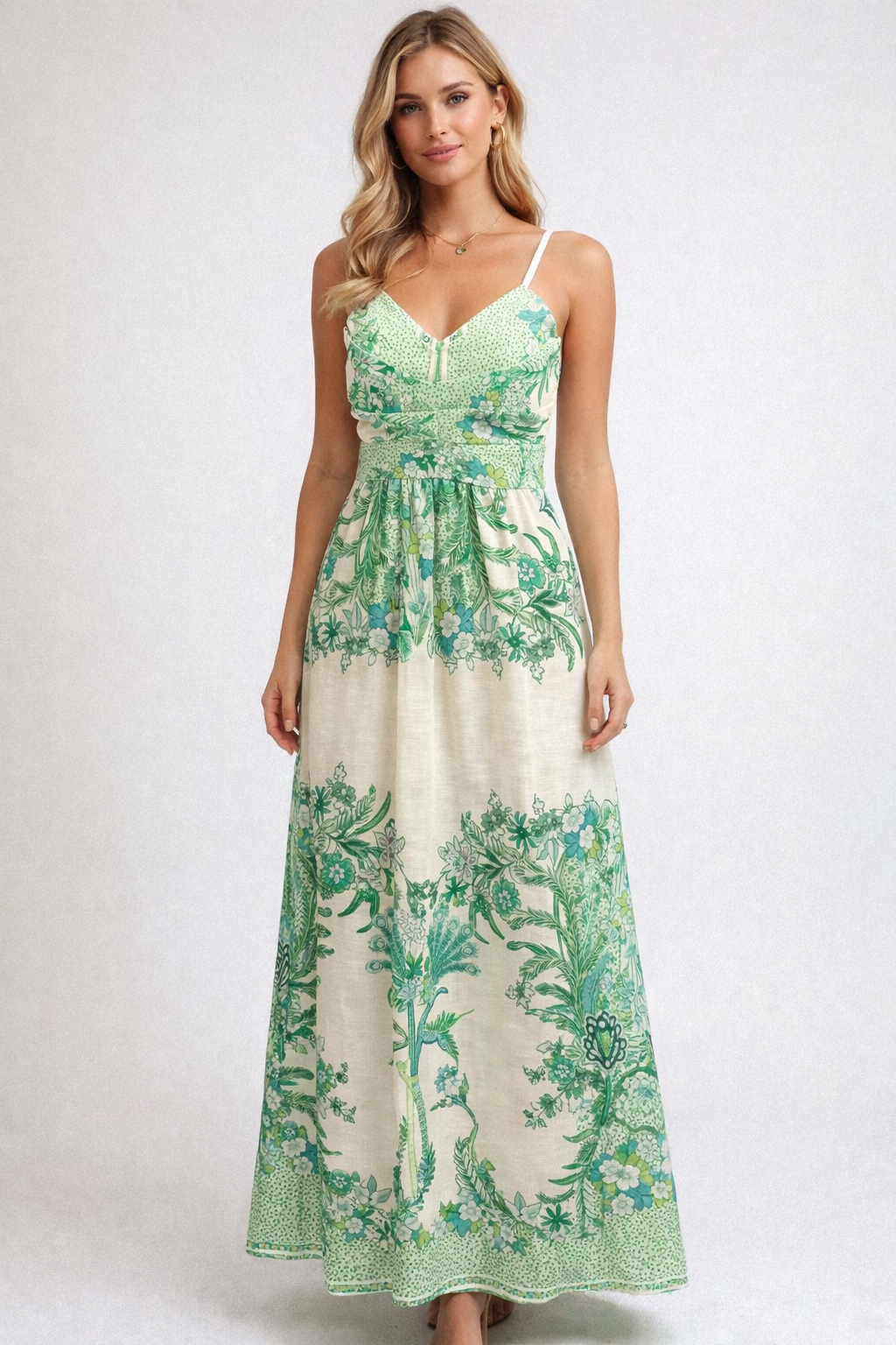 Isla Printed Maxi Dress