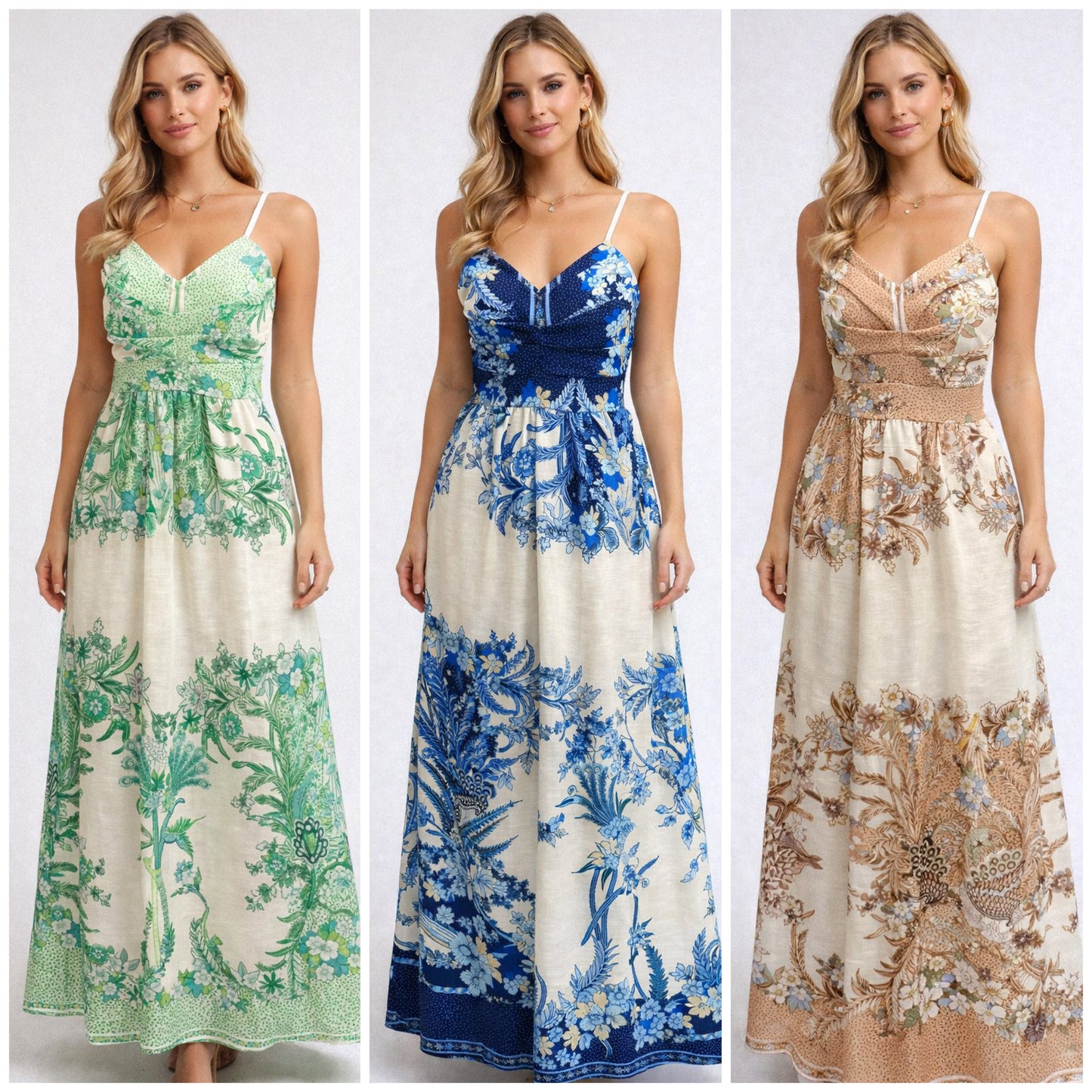 Isla Printed Maxi Dress