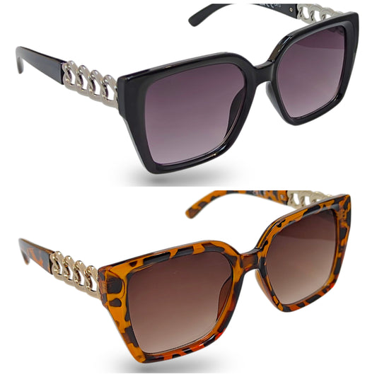 Clara - Young Fashion Sunglasses - Brown or Black