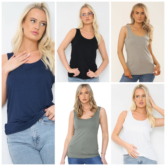 Plus Size Basic Vest