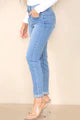 Voggo Push Up Turn Up Edge Light Wash Jeans
