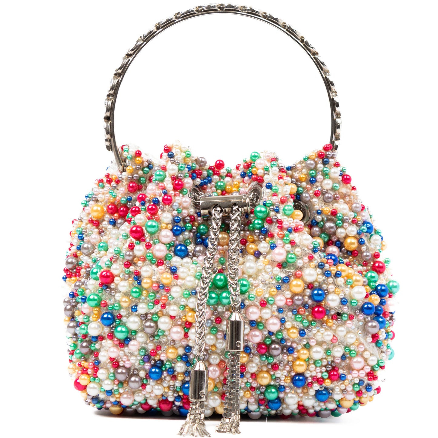 Colorful Pearlies Bucket Bag