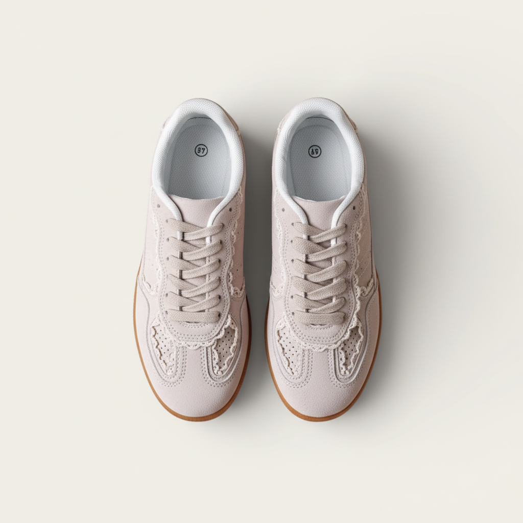 Both shoes facing up - same colors