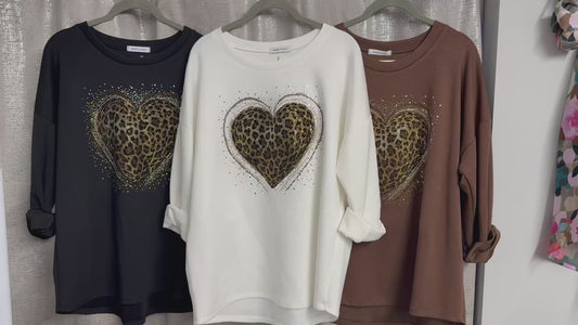 Heart Sparkle Sweatshirt